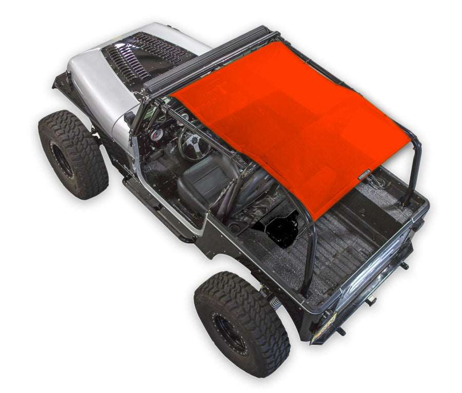 Jeep Wrangler YJ Sun Shade Solid Color Shade Top (1987–1996)