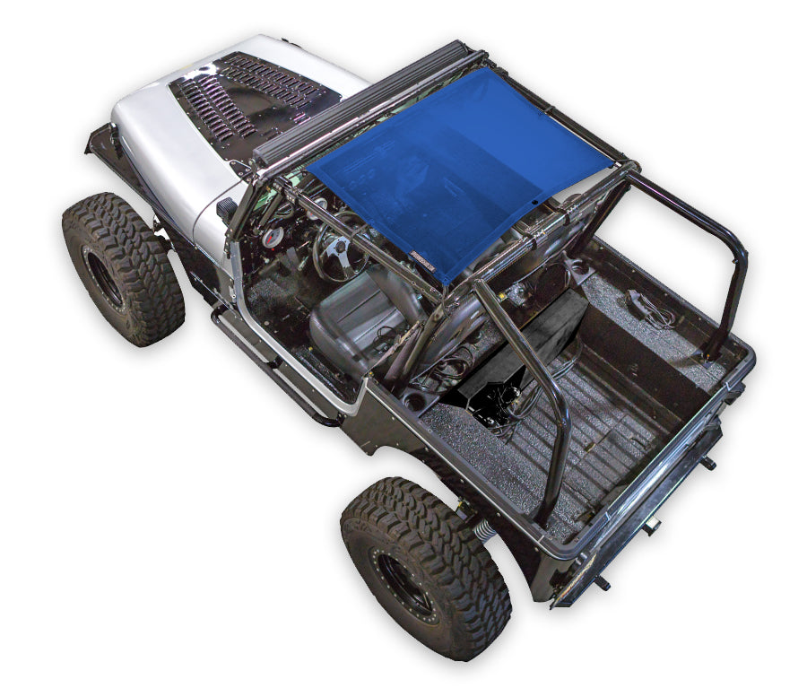 Jeep Wrangler YJ Sun Shade Solid Color Shade Top (1987–1996)