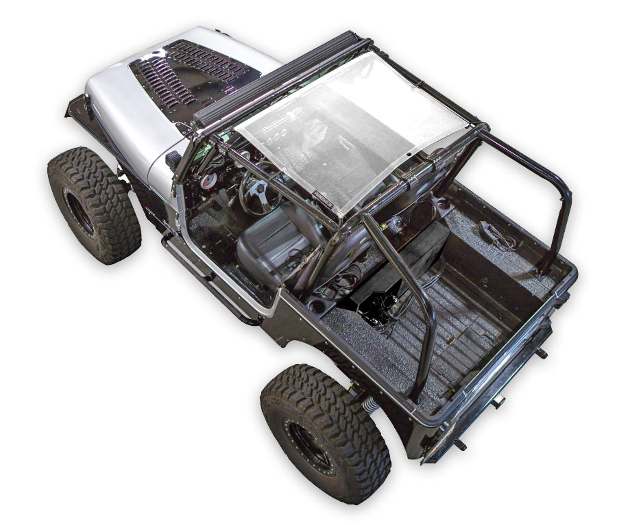 Jeep Wrangler YJ Sun Shade Solid Color Shade Top (1987–1996)