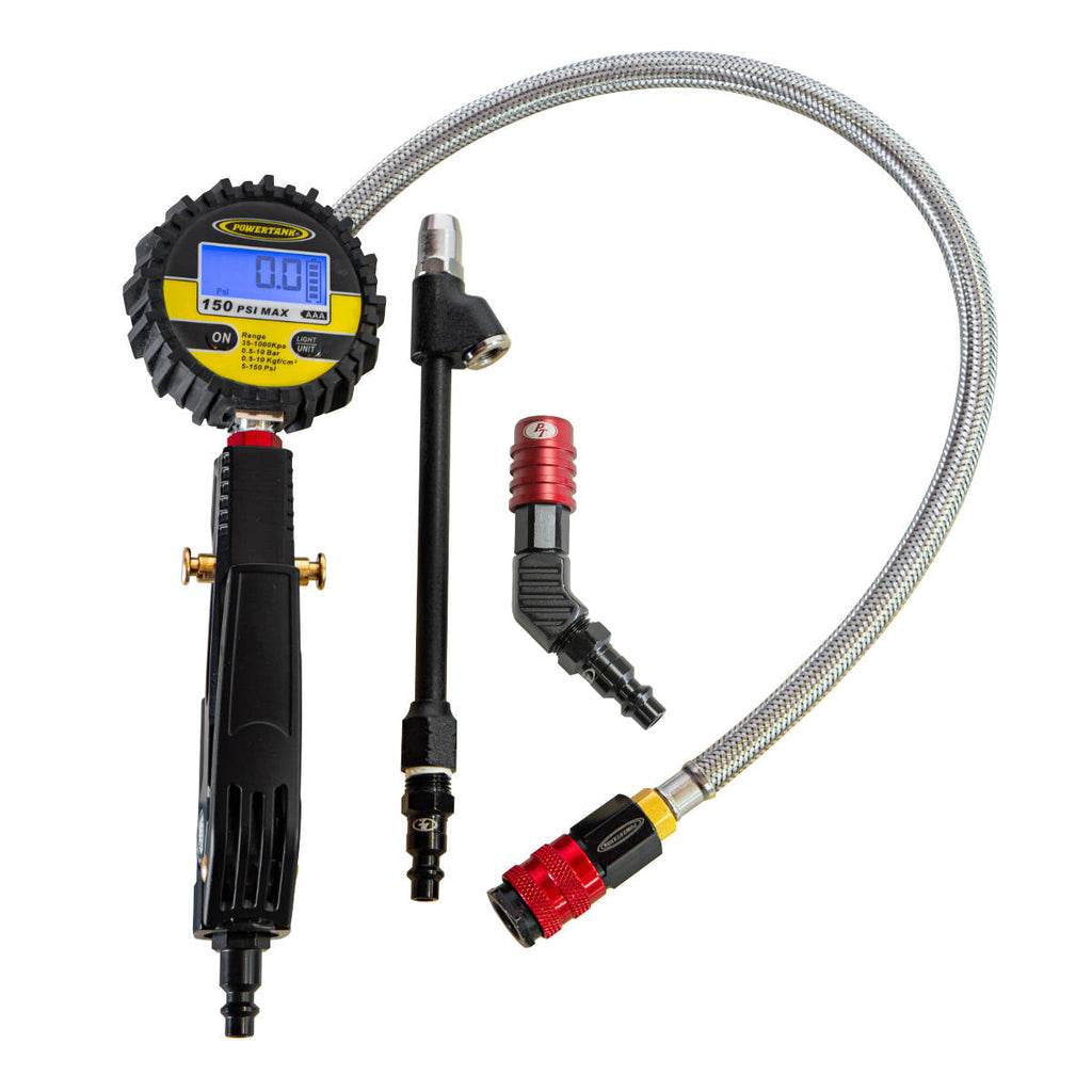 Power Tank Switch Hitter Digital - Ventoso™ RED Tire Inflator with Quick-Switch Chucks