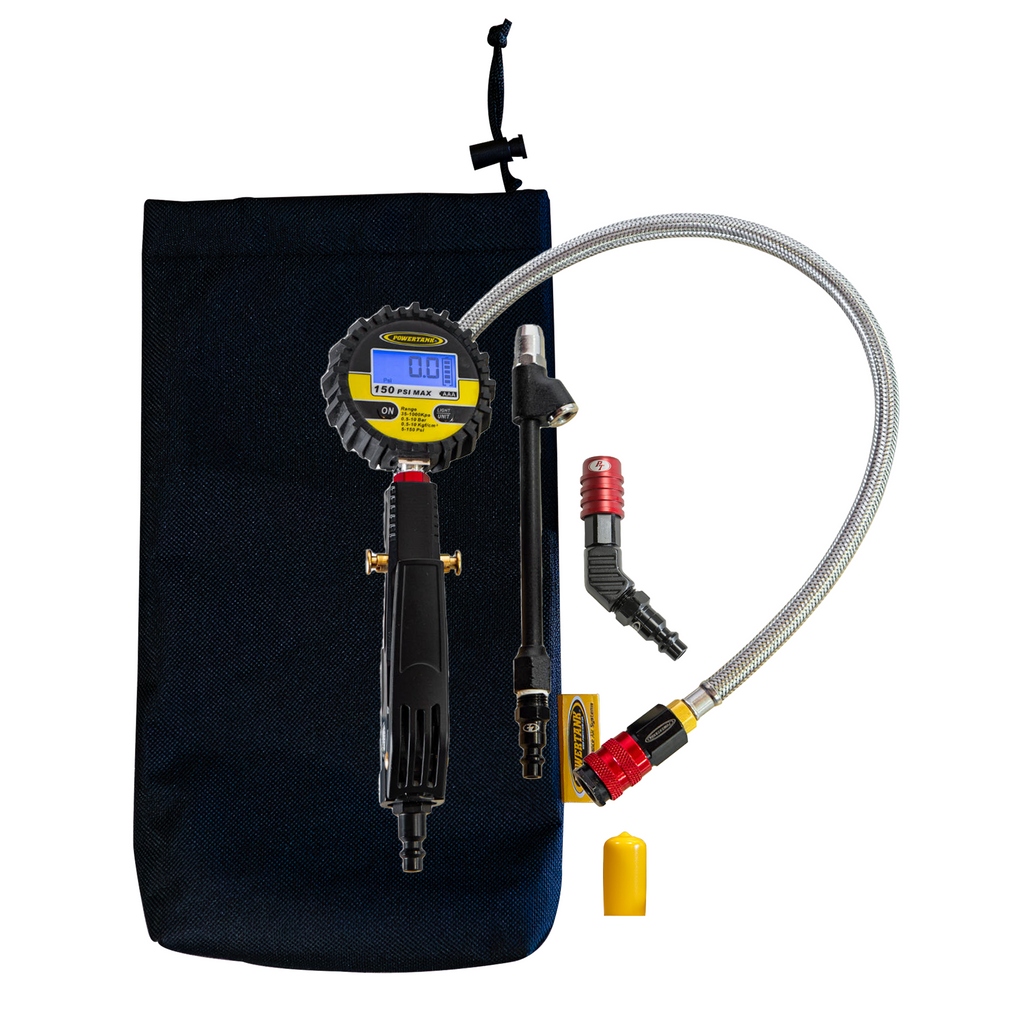 Power Tank Switch Hitter Digital - Ventoso™ RED Tire Inflator with Quick-Switch Chucks