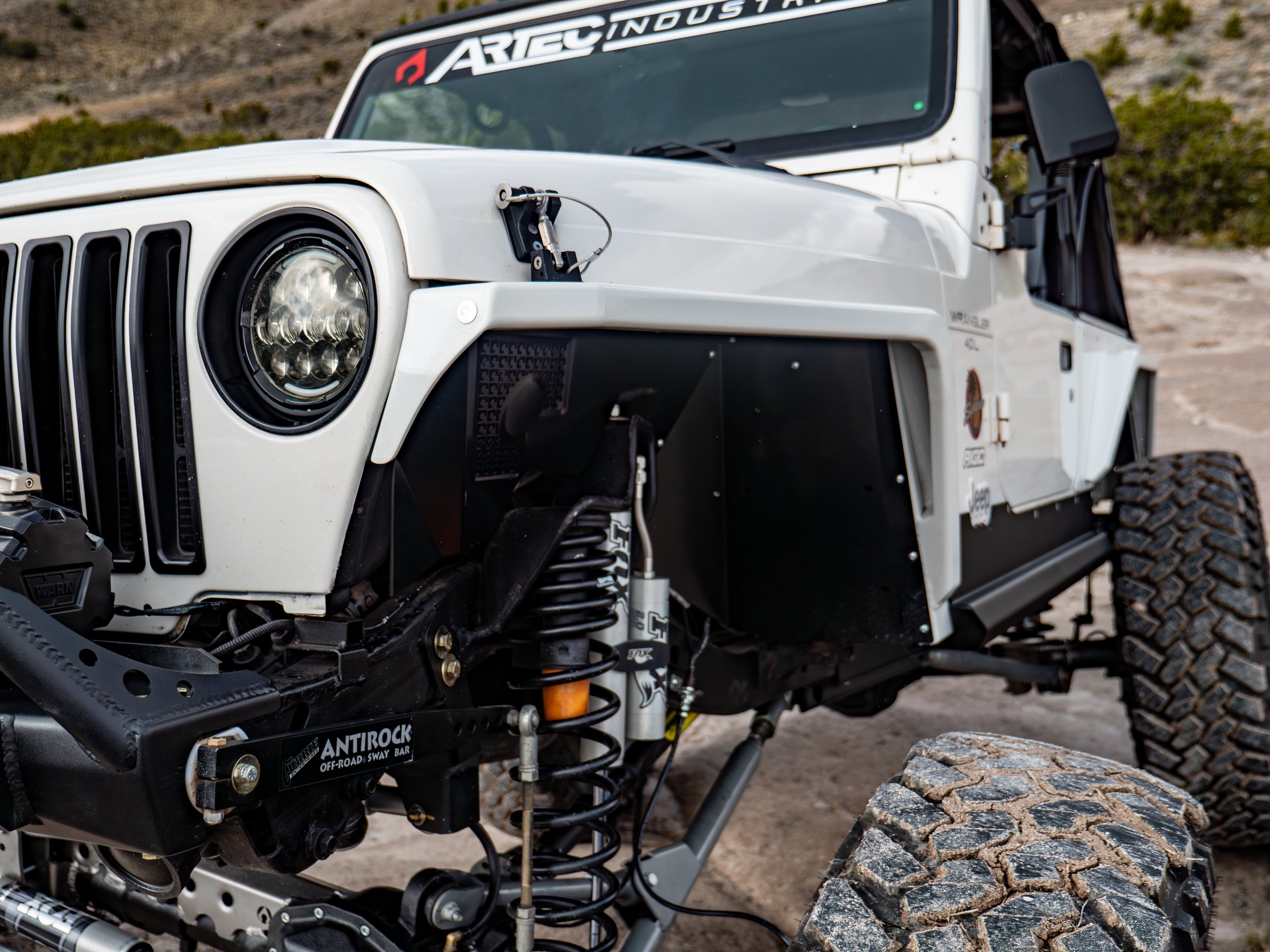TJ Standard Aluminum Front 3.5 Fender