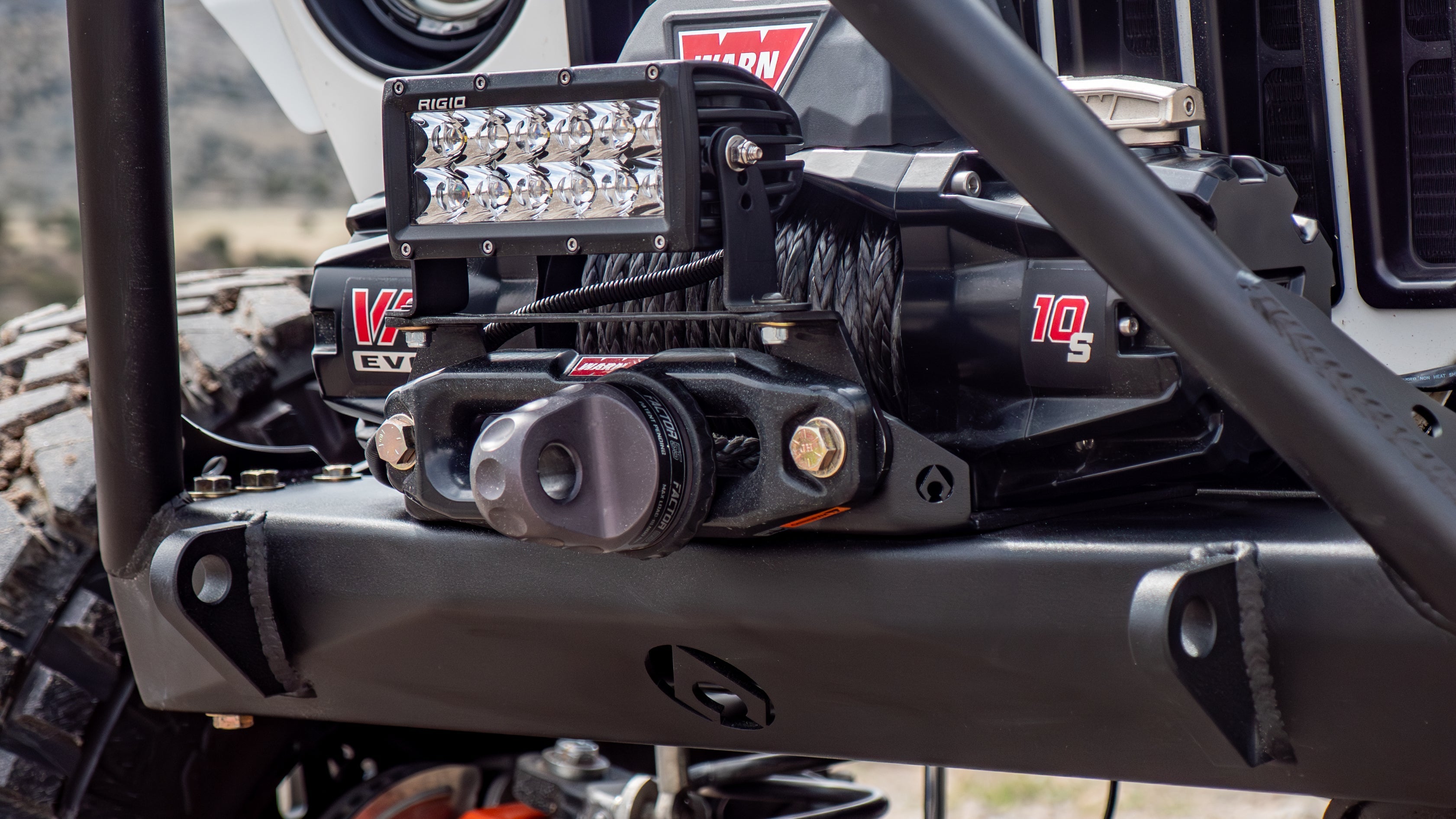 Artec Wrangler YJ TJ LJ Front Bumper Fairlead Bracket