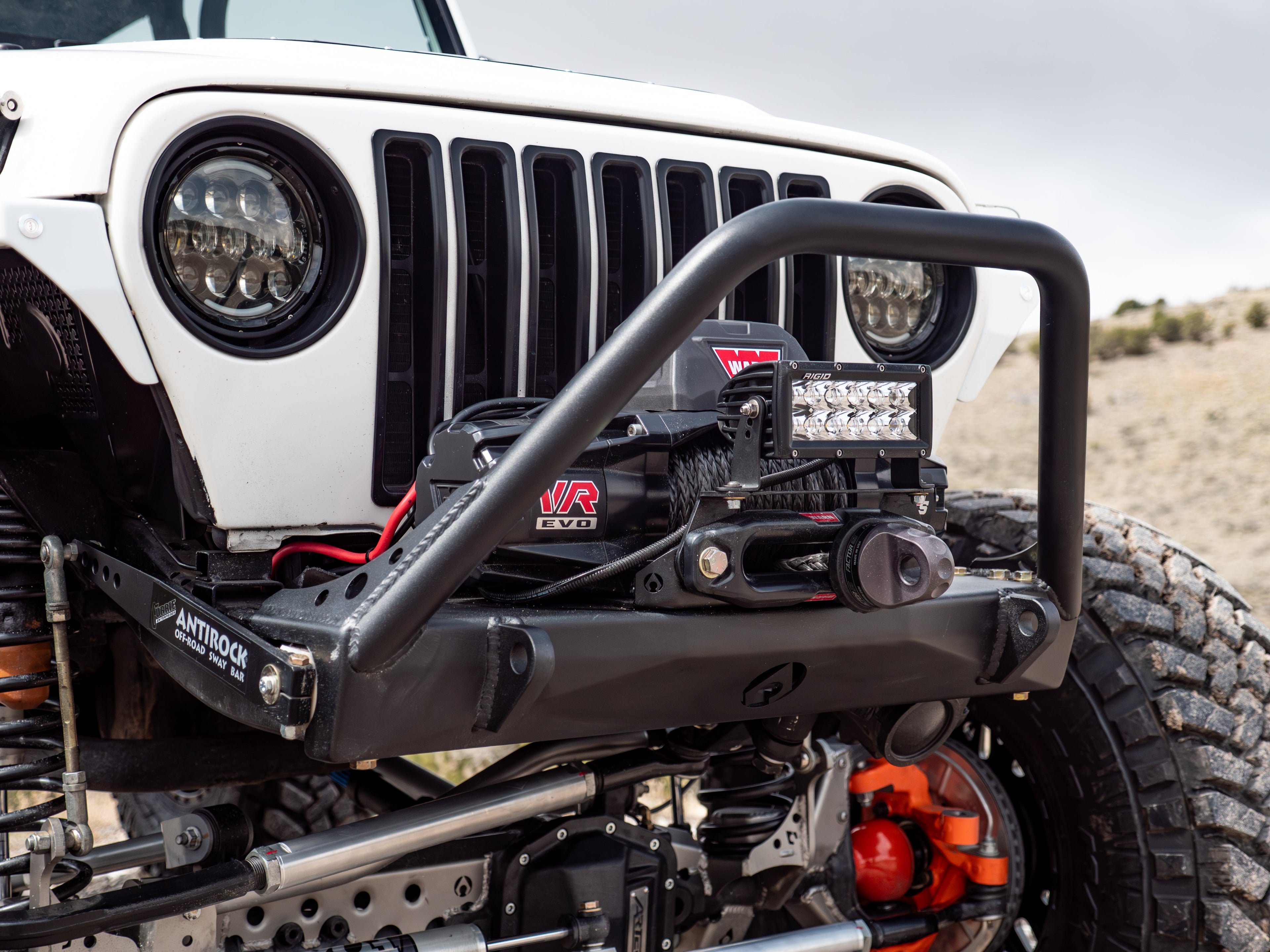Artec Wrangler YJ TJ LJ Front Bumper with Stinger