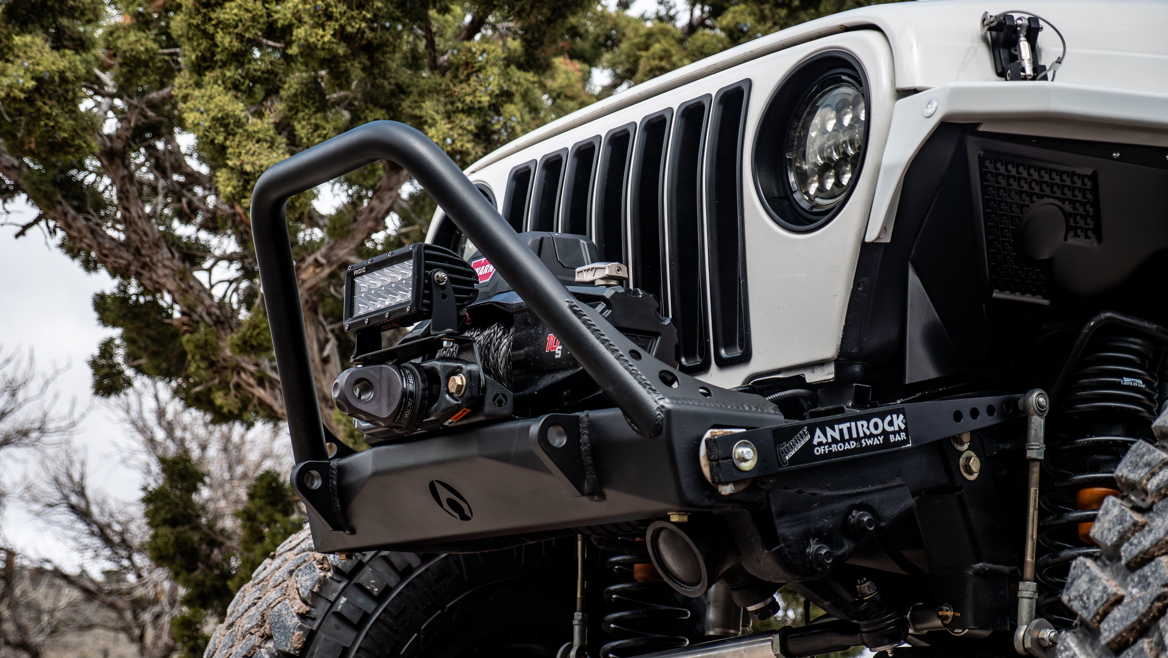 Artec Wrangler YJ TJ LJ Front Bumper with Stinger