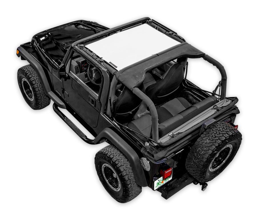 Jeep Wrangler TJ Sun Shade Solid Color Shade Top (1997–2006)