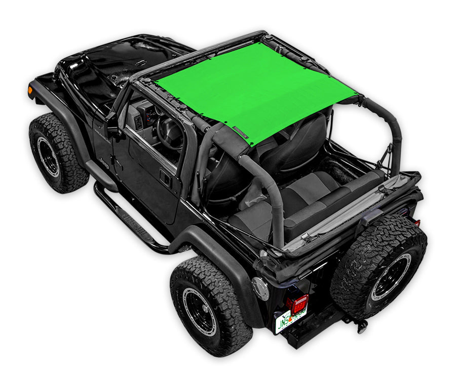 Jeep Wrangler TJ Sun Shade Solid Color Shade Top (1997–2006)