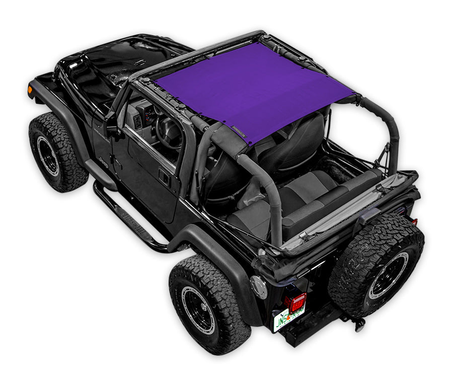 Jeep Wrangler TJ Sun Shade Solid Color Shade Top (1997–2006)