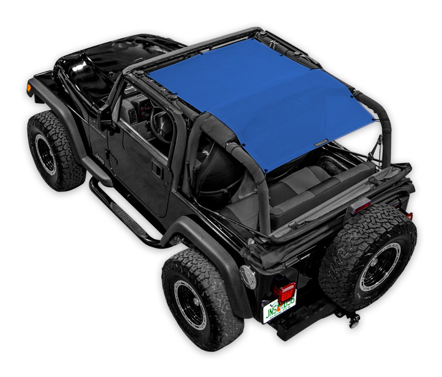 Jeep Wrangler TJ Sun Shade Solid Color Shade Top (1997–2006)