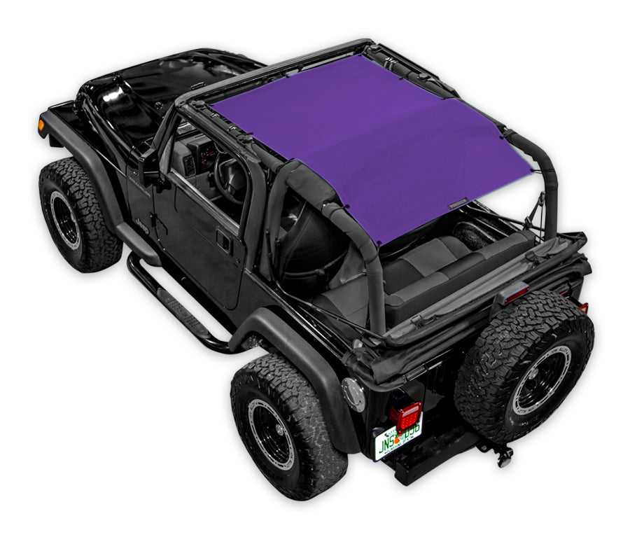 Jeep Wrangler TJ Sun Shade Solid Color Shade Top (1997–2006)