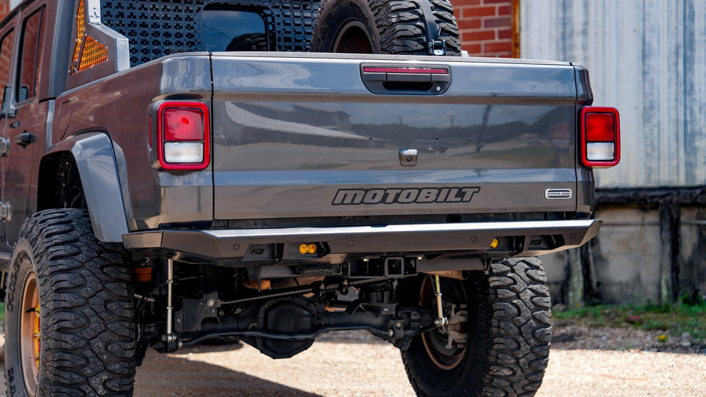 Parachoque trasero Tomahawk de alto despeje para Jeep JT