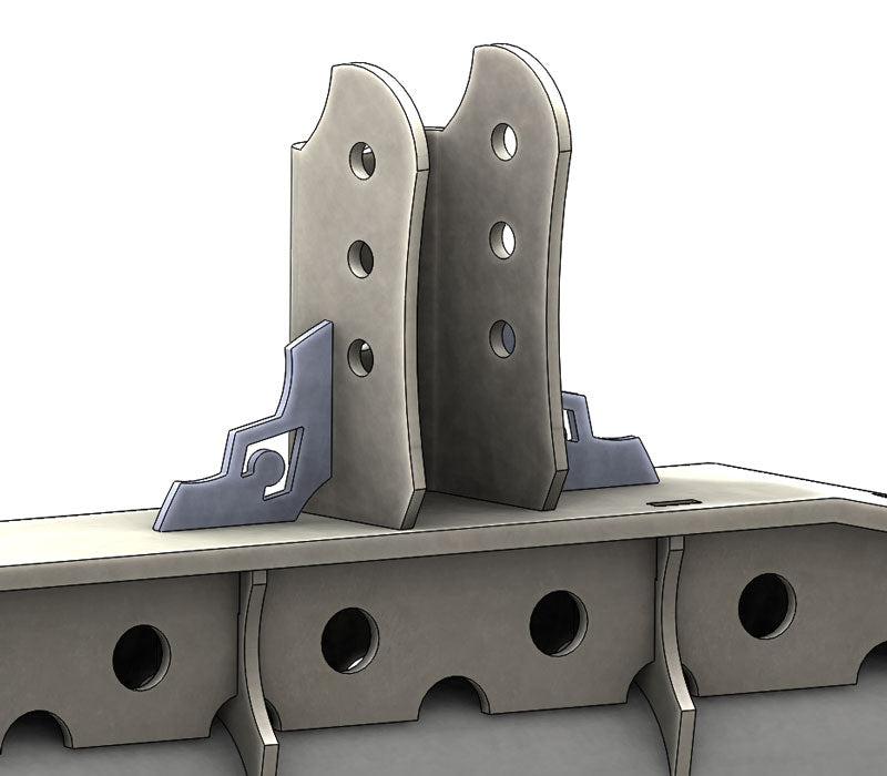 Soporte superior de varillaje de armazón alto ajustable