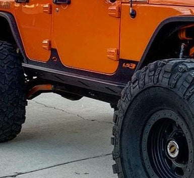 Crusher Rocker Guards w/ Step for Jeep JKU 4 Door