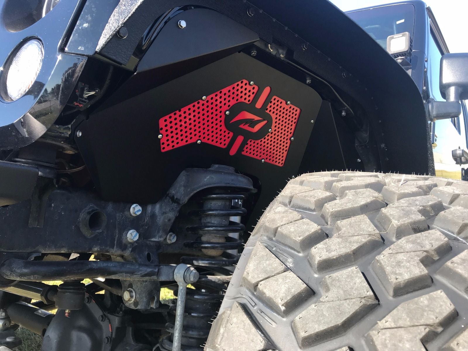 Front Inner Fenders Aluminum for Jeep JK / JKU