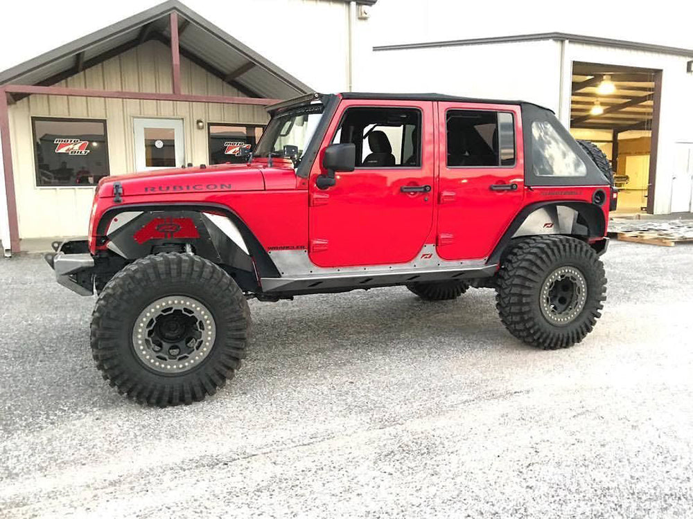 Crusher Rocker Guards w/ Step for Jeep JKU 4 Door