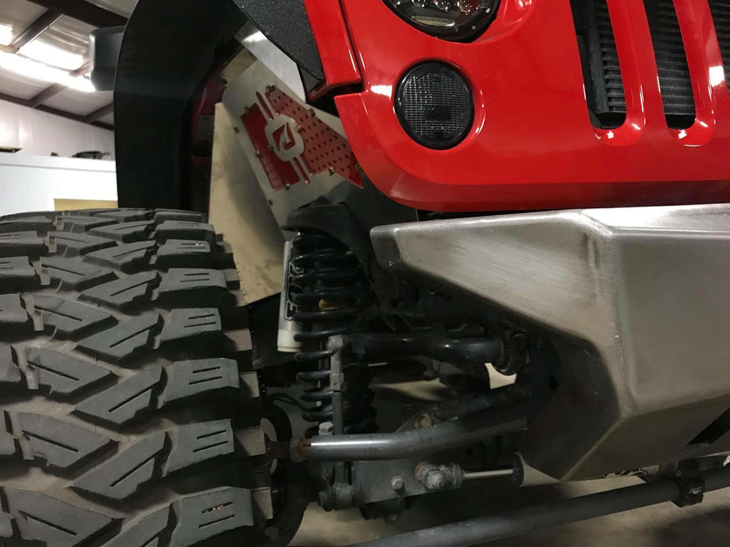 Front Inner Fenders Aluminum for Jeep JK / JKU