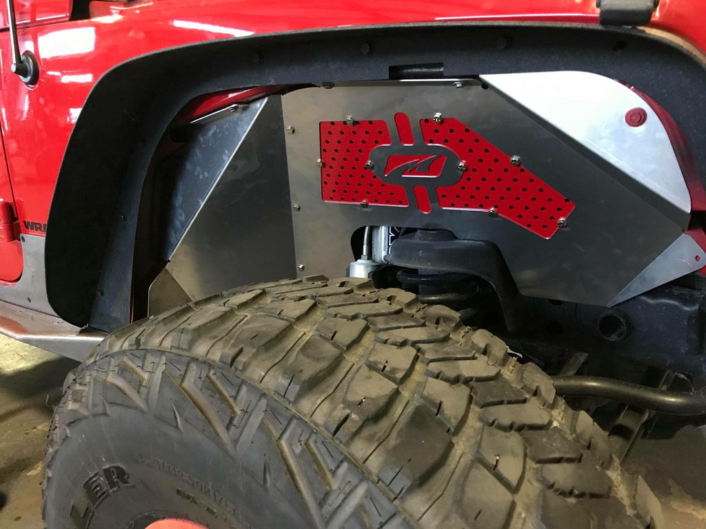 Front Inner Fenders Aluminum for Jeep JK / JKU