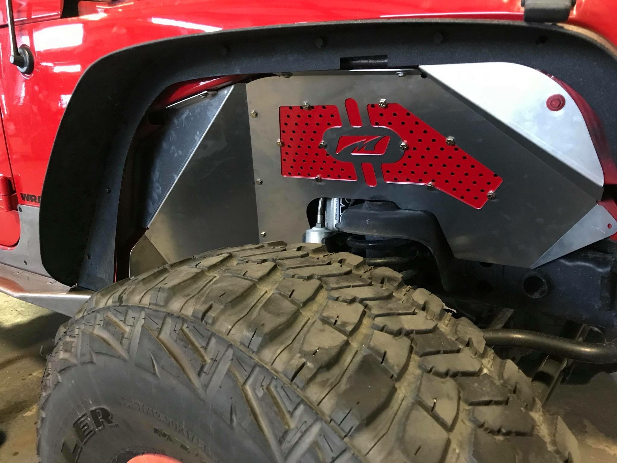 Front Inner Fenders Aluminum for Jeep JK / JKU