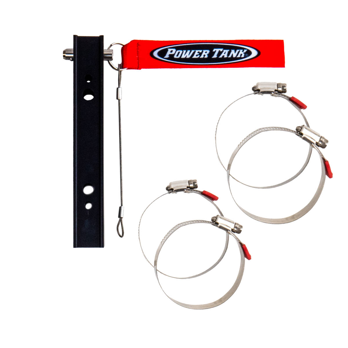 Power Tank Quick-Release Bracket - 2.5 lb ABC Fire Exinguisher, Power Shot, Pro Eagle Phoenix CO2 Jack