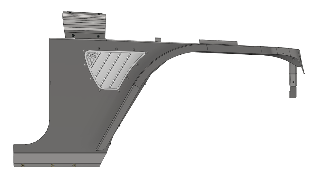 Guardabarros delanteros Tomahawk para JK/JKU
