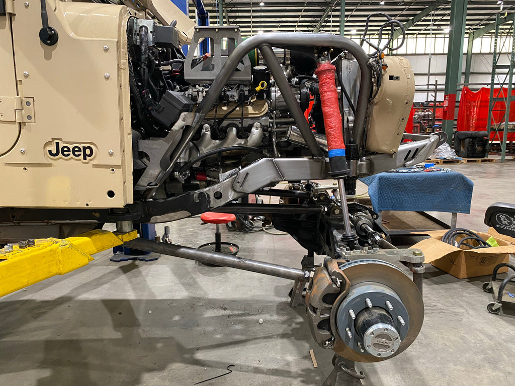 Motobilt Jeep Wrangler TJ / LJ / YJ Front Half Frame Kit