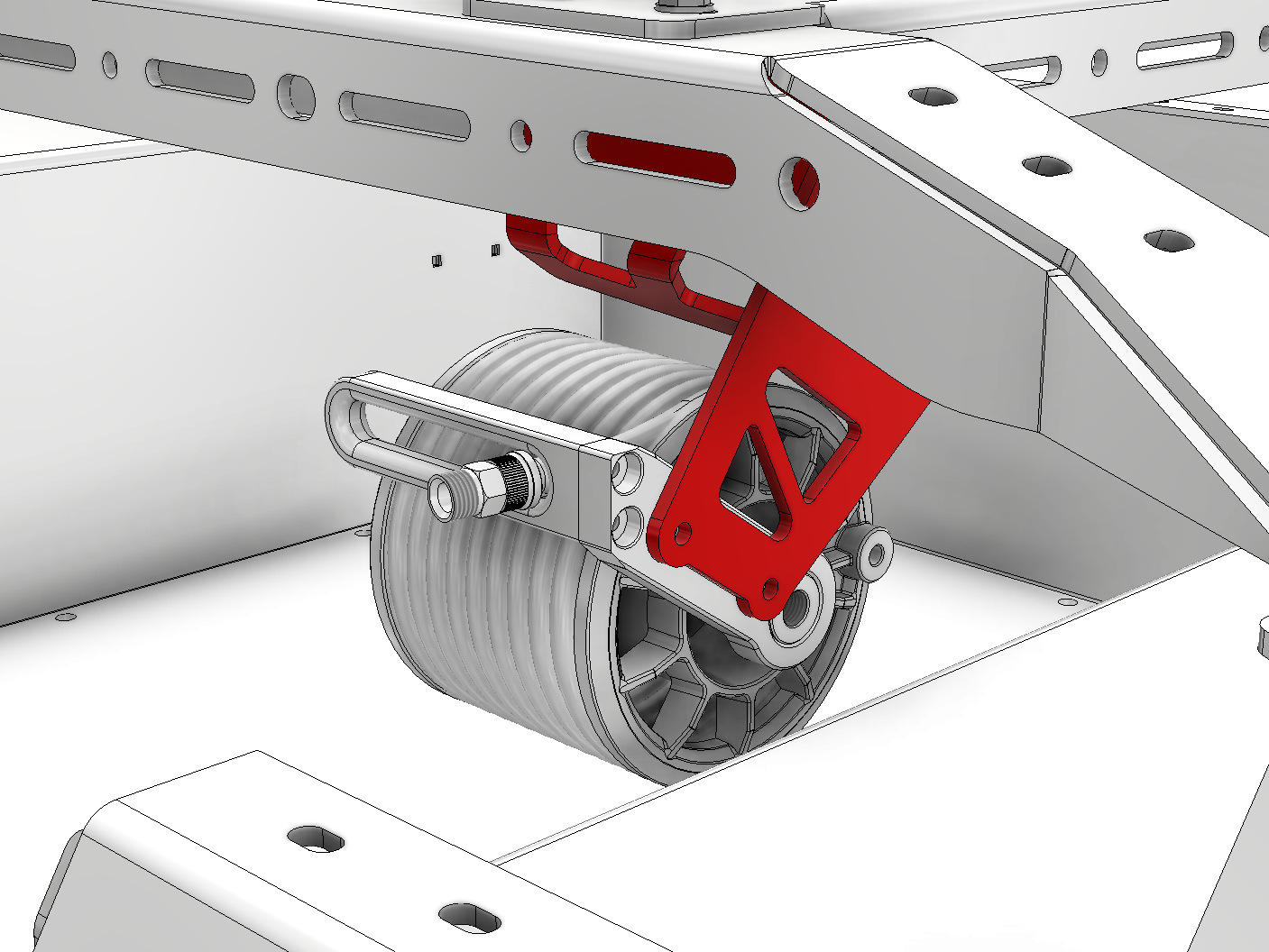 Motobilt Jeep Gladiator JT Mounting Bracket for Apex Compact Reel fits MB1212