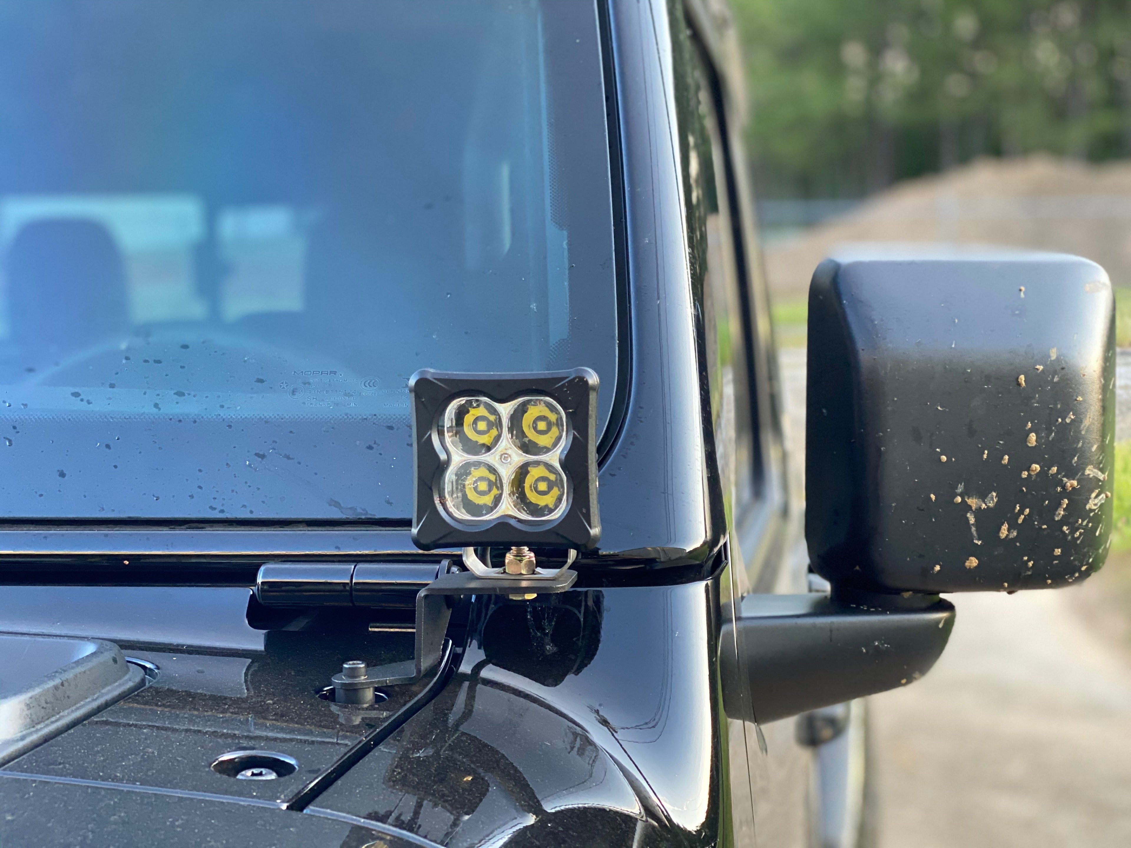 Kit de montaje de luces para pilar A para Jeep JL/JT