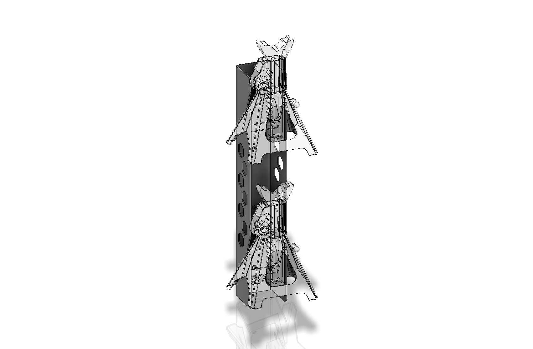 Soporte de pared para caballete