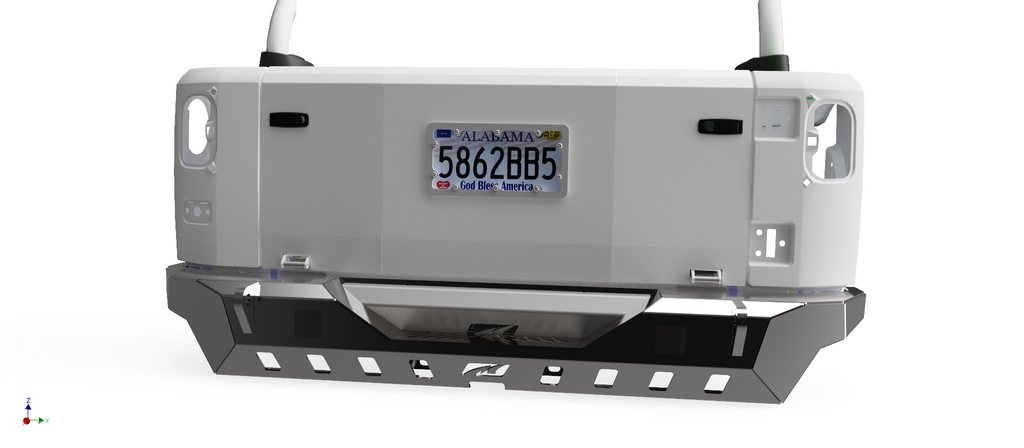 Portón trasero abatible para Jeep JK/JKU