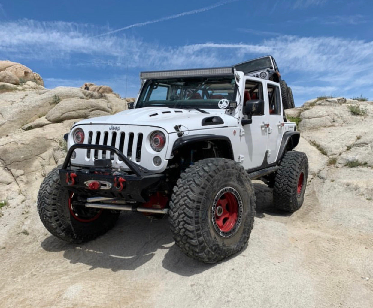 Motobilt Jeep Wrangler JK / JKU Crusher Front Bumper w/Stinger