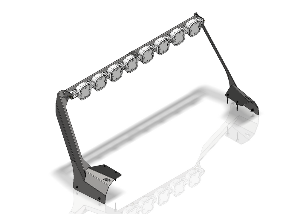 Soporte de barra de luz para parabrisas para Mojave y 392