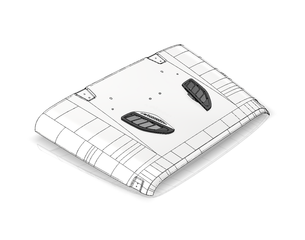 Kit de ventilación de capó para Jeep JK Rubicon 10th Anniversary