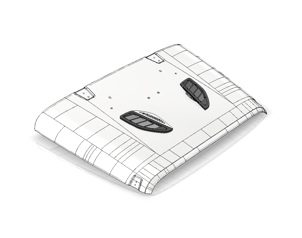 Kit de ventilación de capó para Jeep JK Rubicon 10th Anniversary