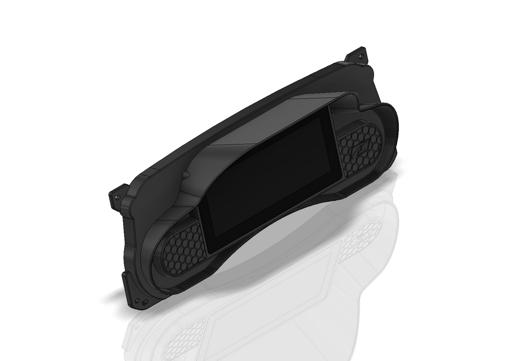 Bezel Kit for Holley 6.86" Pro Dash - fits Jeep JK/JKU