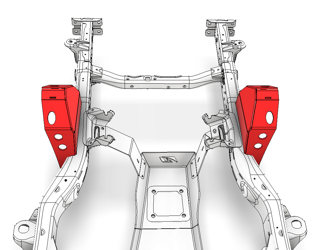 Front Shock Towers for ORI/Coilover Struts for JL/JLU/JT