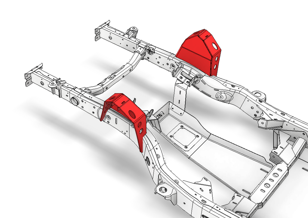 Front Shock Towers for ORI/Coilover Struts for JL/JLU/JT