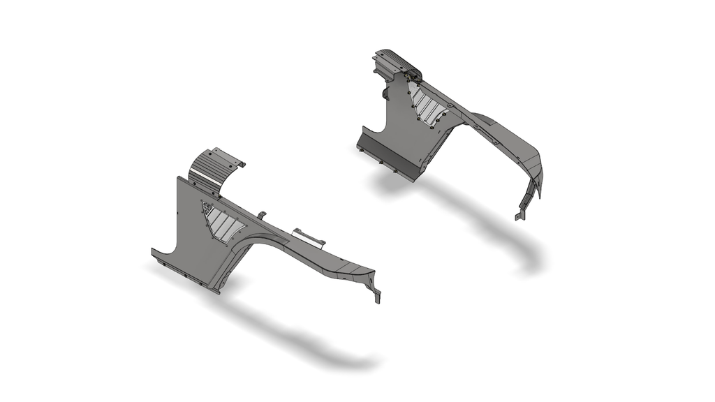 Guardabarros delanteros Tomahawk para JK/JKU