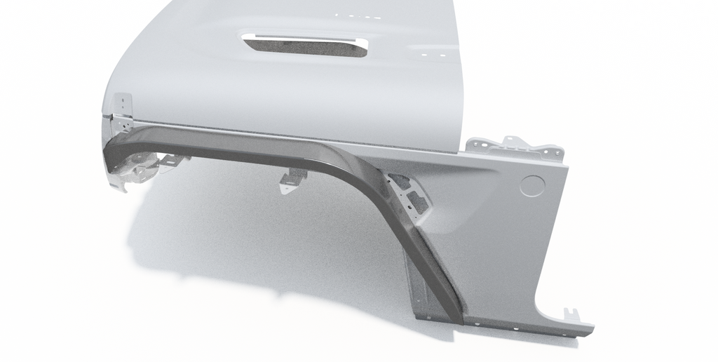 Hatchet High Line Front Fender 2" Flare for Jeep JL/JU/JT - Steel
