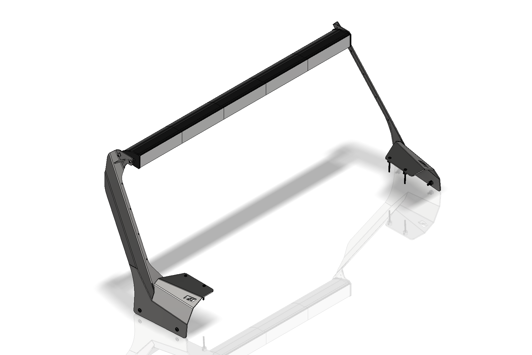 Soporte de barra de luz para parabrisas para Mojave y 392