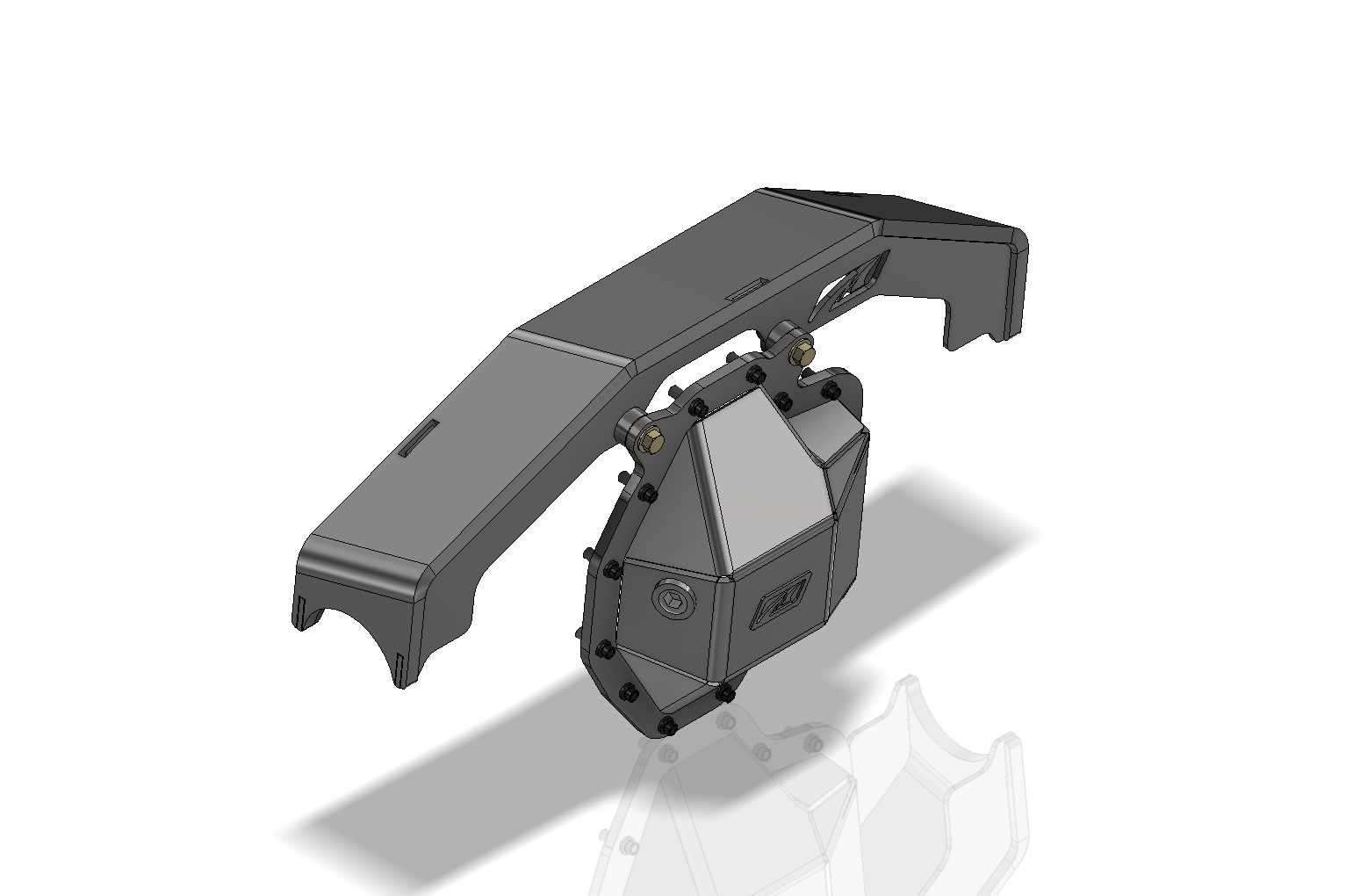 Refuerzo de chasis Trail Truss para eje trasero Dana 80 de ECGS