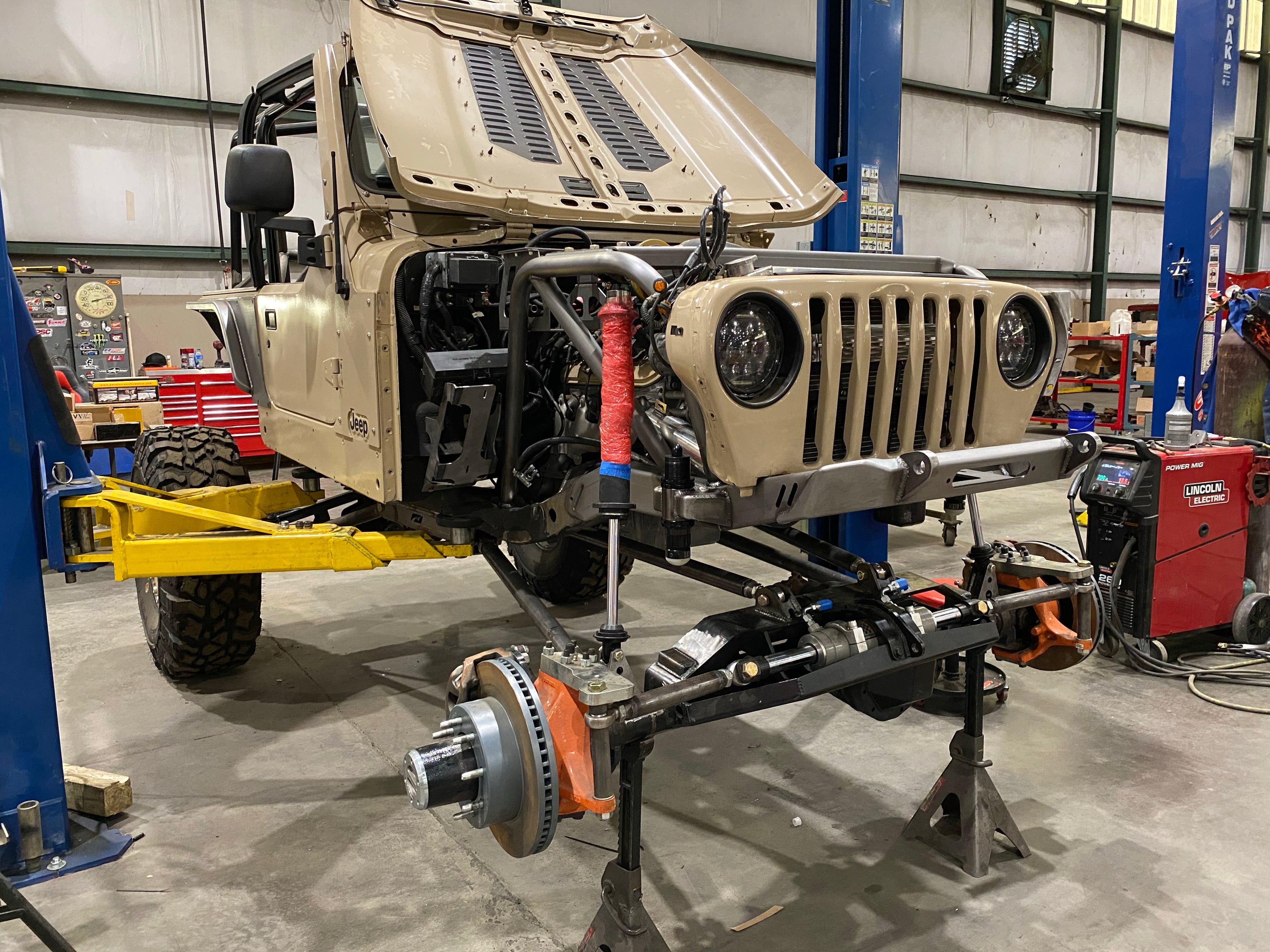Motobilt Jeep Wrangler TJ / LJ / YJ Front Half Frame Kit
