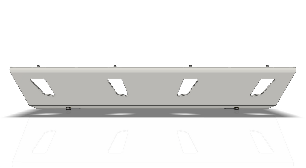 Motobilt Jeep Wrangler JL / Gladiator JT Skid Plate for Crusher HD Front Bumper