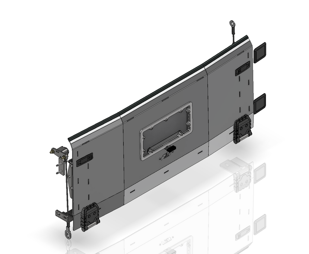 Portón trasero abatible para Jeep JK/JKU