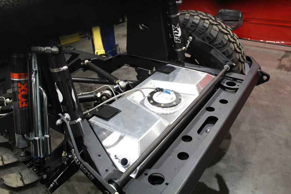 Motobilt Jeep Wrangler JK / JKU Aluminum Fuel Cell w/ Skid Plate for MB3025 Back Half Kit