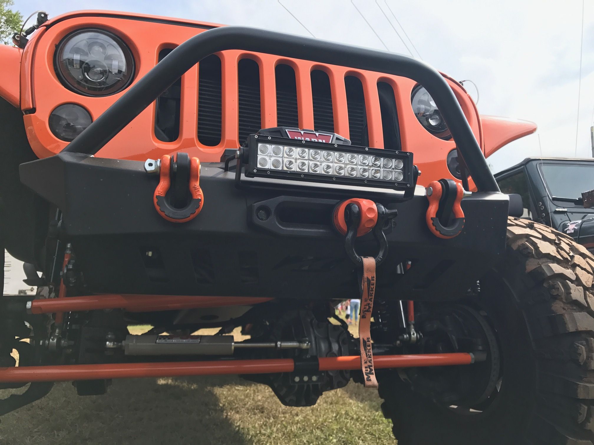 Motobilt Jeep Wrangler JK / JKU Crusher Front Bumper w/Stinger
