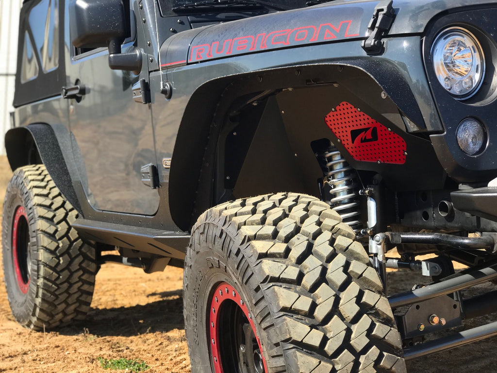 Crusher Rocker Guards w/ Step for Jeep JK 2 Door