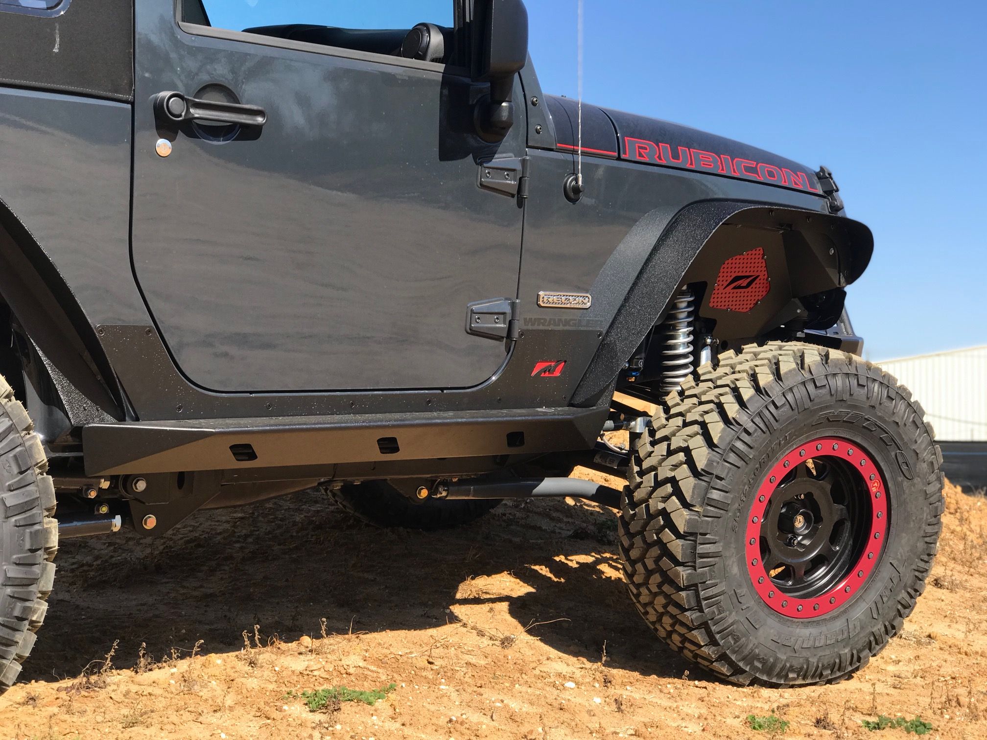 Crusher Rocker Guards w/ Step for Jeep JK 2 Door