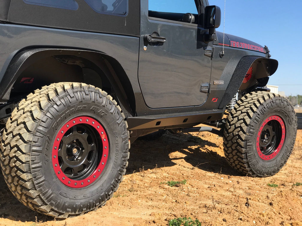 Crusher Rocker Guards w/ Step for Jeep JK 2 Door