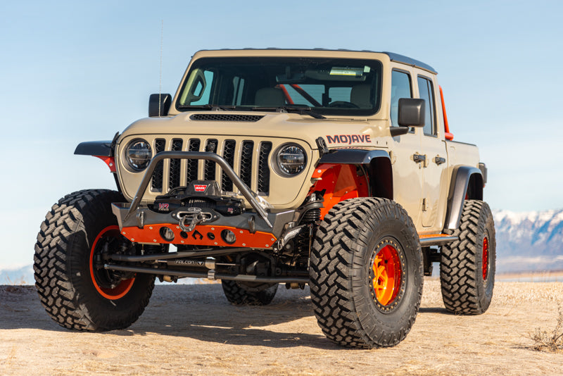 Artec Wrangler JK JL, & Gladiator JT Nighthawk Stinger Front Bumper w- Aluminum Skid