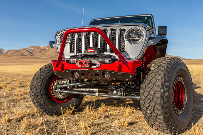 Artec Wrangler JK JL, & Gladiator JT Nighthawk Stinger Front Bumper w- Aluminum Skid